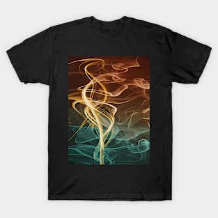 Abstract, Marble, Watercolor, Colorful, Vibrant Colors, Textured Painting, Texture, Gradient, Wave, Fume, Wall Art, Modern Art T-Shirt